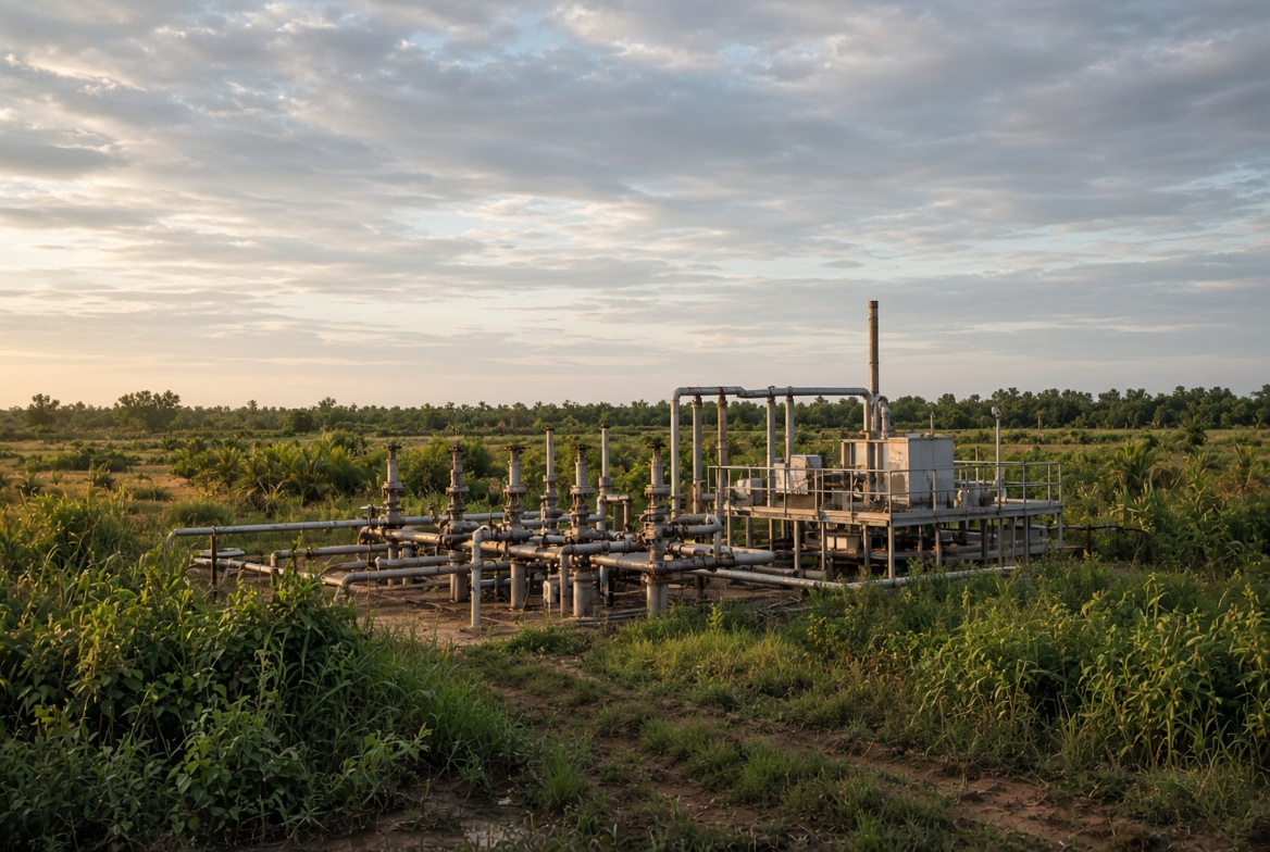 Onshore wellheads and flowlines
